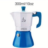 1pc Italian Moka Pot - 6 Cup/10 OZ Stovetop Espresso Maker for Gas or Electric, Perfect for Camping and Cappuccino