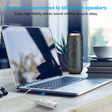 Bluetooth 5.0 Receiver Transmitter 2 in 1 Wireless Audio Adapter 3.5mm AUX Jack For TV Car PC Headphone With LCD Display