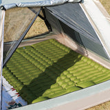 Foldable Camping Sleeping Pad - TPU, Ultralight, Waterproof, Built-in Foot Pump for Outdoor Camping, Hiking Supplies