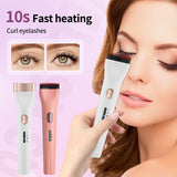 Heat Curg Eyelash Curler 3 Modes Electric Eye Lashes Portable Heated Eyelashes Curls Comb Long Lasting Makeup Tools