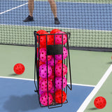 Hopper Ball Picking Frame with Handle 25 Tennis Balls/15 Pickleball Capacity for Easy Pickup Carrying