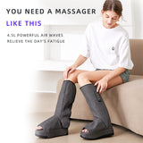 Sequential Air Pressure Pneumatic Dvt Pump Compression Therapy System Calf Foot and Leg Massager Sports Recovery Boots