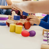 60 Pieces Plastic Egg Shakers Maracas Percussion Musical Eggs For Kid Toys Music Learning DIY Painting