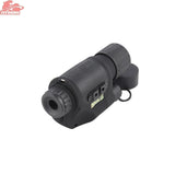 RG55-1 Compact Helmet Night Vision Hunting Monocular 1x24 Head Mounted Imaging Infrared Night Vision Scope View in Full Darkness