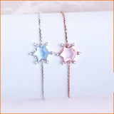 Stone Snowflake Bracelet