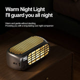 Portable Bladeless Coog Fan Night USB Rechargeable with 5 Wind Speeds 2 Light Modes for Outdoor Camping
