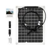 30W-600W Flexible Panel 12V Battery Charger Dual USB With 10A-100A Controller Solar Cells Power Bank for Phone Car Yacht