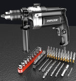 500W Small Rotary MultiFunction Electric Pick Impact Concrete Hammer Drill hine Perforator Set