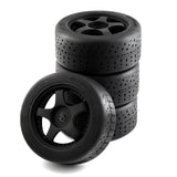 4Pcs 5-Spoke 100X42mm Tire Tyre 17Mm Wheel Hex For Arrma 1/7 Infraction Felony Limitless RC Car Upgrade Parts