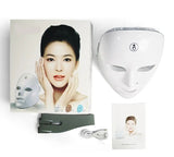 Wireless Facial Photon Therapy Skin Rejuvenation Luminotherapy LED Mask USB Recharge 7 Colors Skin Care Beauty Device Home Use