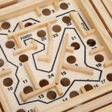 Dementia Ball Labyrinth Table Game Wooden Maze Puzzle Anti-Dementia Toy Alzheimer Disease