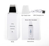 Ultrasonic Electric Beauty Instrument Peeling Machine To Remove Dead Skin Blackheads Home Beauty Ion Knife Cleansing Instrument