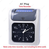 Electronic Employee Clock Attendance hine or Card Recorder Time Recording for Office Factory Warehouse