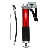 Pistol Grip 6000-7000 PSI 400CC Manual Grease Gun Injector with Flexible Hose Heavy Duty Maintenance Tools