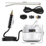 High Temperature Pressurized Portable Steam Cleaner - For Range Hood, Kitchen & Car Cleaning. Quick Heating.