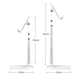 Foldable Tablet Mobile Phone Desktop Holder Aluminum Alloy Telescopic Bracket For Live video Learning Cellphone Stand