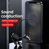 Bluetooth Wireless Headset Sports Stereo Headphone Air Conduction Audio Equipment Outdoor with Microphone Earphone For Running