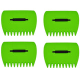 2 Pairs (4 Sets) Horticultural Harrow For Collecting Fhex Leaves With Garden Plastic Harrows