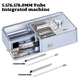 5.5/6.5/8mm Infrared Electric Cigarette Rolg hine Dual Tobacco Filg Bin Roller Injector Make DIY Smoking Accessories