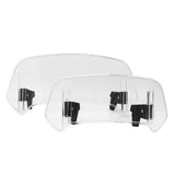 Universal Extension Adjustable On Windscreen Deflector for Most Motorcycle Dirt Bikes with Windshield