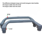 1PC Hand Push Plate Collection Cart Hotel restaurant three layer push cart removable plastic handle replacement