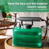 Battery Powered Garden Electric Sprayer - 1.32 Gallon/5L, USB Rechargeable, Handle with Telescopic Wand, 2 Mist Spray