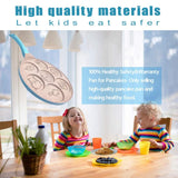 Nonstick Pan, Mini Pancakes Kids Induction Pancake Molds Crepe Maker Griddle Grill Pan For Kid