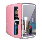 CE FCC ROHS Small Makeup Skincare Fridge with  LED Light Makeup Mirror Car Fridge Refrigerators Cosmetics Mini Fridge