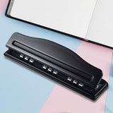 9-Hole Punch Machine - Craft Office Supplies, Handheld Versatile Punching Paper Puncher for Home and School.
