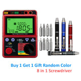 Smart Sensor 500V-5000V, 0.0-1000G ohm , Voltage Insulation Tester AR3125