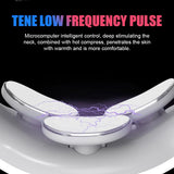 Electromagnetic pulse pain relief deep tissue cervical spine massage remote control neck massager