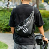 OFFBONDAGE Fashion Large Capacity Casual Crossbody Solid Color Haruku Waterproof Travel Shoulder Bag For Men And Women