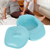 Portable Household Bed Toilet with Cover for Bedridden Patients Pregnant Woman Elderly Paralyzed Disabled Care Bedpan