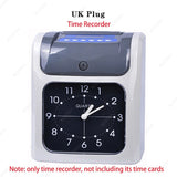 Electronic Employee Clock Attendance hine or Card Recorder Time Recording for Office Factory Warehouse