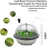 40.64 cm Leaf Bowl Trimmer Twist Cutting Plant Bud wer Stainless Steel Rotary Trimming Harvester