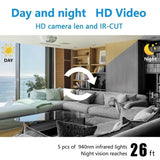 Smallest 1080P HD Mini Camera Wifi IP Webcam Remote Monitoring Small Camcorder Infrared Night Vision Micro Cam Built-in Battery