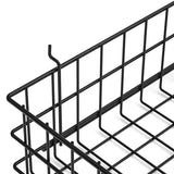 Pegboard Baskets Set Of 4,Hooks To Any Peg Board Wire Shelf Bins Organize Tools,Workbench,Accessories,Garage Storage