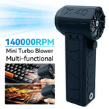 X40 Powerful Blower 40mm Motor Turbo Violent Fan Thrust 600g Large-Sized Brushless Motor, Car Drying, Leaf Sweeping To