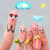 Self-Adhesive Googly 4Mm-25Mm DIY Toy Making Small Eye Stickers Black White Movable Eyes