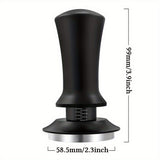 49/51/53/53.3/58/58.5mm Coffee Tamper Adjustable Depth With Graduated 30 Lbs Espresso Spring Calibrated