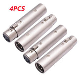 2PCS/4PCS To XLR to Male Microphone Audio Converter 3 Pin Female Cable Adapter