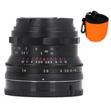 35mm F1.4 II Full Frame Manual Focus Lens 7 Layer Optical Coating E Mount Camera Lens for A7 A7II A7R A7RII X?3 NEX?3N White
