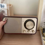 High Quality Retro Speaker FM Radio Portable Outdoor Camping Subwoofer Home Theater Sound System Bluetooth Best Seller