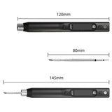 SEQURE S60P Upgraded Version Electric Soldering Iron Supports PD|QC|DC|PPS Power Supply Compatible with C210 Soldering Iron Tip Precision Electronic Mobile Phone Repair Tool Anti-static Soldering Pen 60W