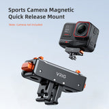 VRIG AC07 Sports Camera Quick Release Magnetic Adapter Mount Aluminum Alloy for Insta360 Ace/Ace Pro