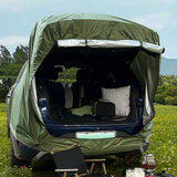 Outdoor Camping Picnic with Canopy Extension Sunshine-Proof Rain-Proof Car Rear Tent