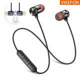 Wireless Binaural Stereo Sports Bluetooth Headset Ear Running Super Long Standby Magnetic Suction Head Hanging Neck