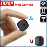 Mini Home Security Camera 1080P HD Wireless Sport Cam Video Recorder Support Remote Monitor Invisible Night Vision Hidden Card