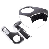 Center Console Air Conditioning Outlet Panel Decorative Frame for Toyota Tundra- 2014-2020, ABS Carbon Fiber