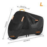 210D Thick Oxford Cloth Universal Motorcycle Waterproof Dust Snow Protection Motorbike Rain Cover Sunshade UV Protect